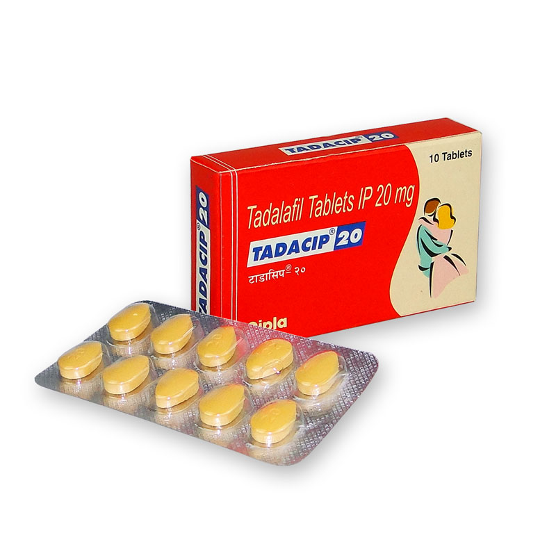 Tadacip 20 mg / 10 Pastillas